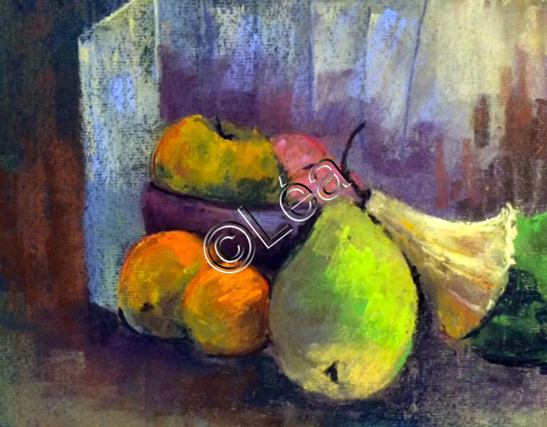 Légumes pèle mêle ( 36 x 46 cm)