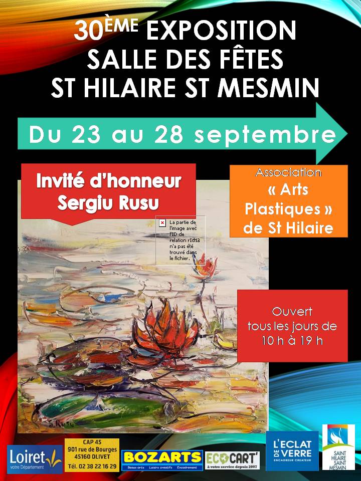 Reprise des expositions dans le Loiret 