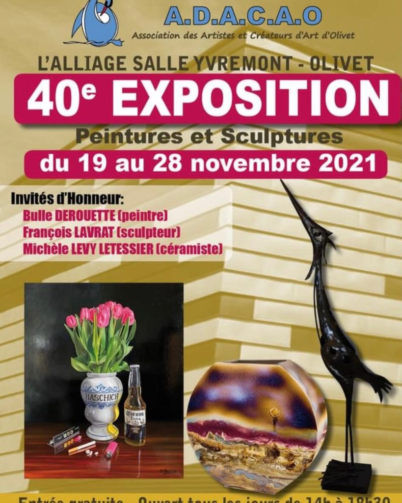 Léa expose à Olivet avec 40 artistes  