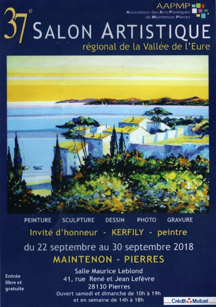 Deux œuvres sélectionnées au 37 éme salon artistique de la Vallée de l'Eure