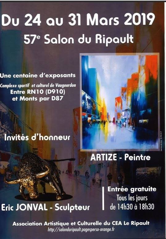 deux œuvres de Léa Pastelliste au salon de Ripault